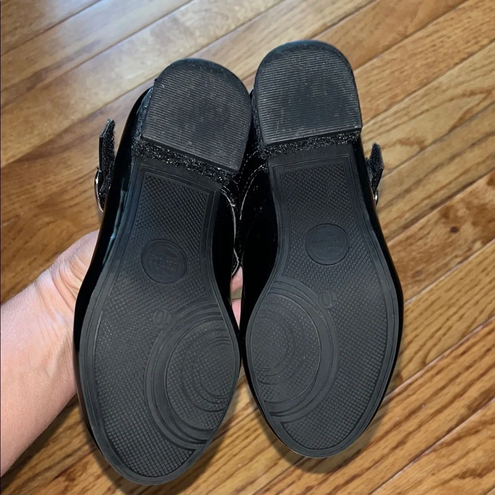 Wonder Nation Shiny Black Mary Jane Shoes